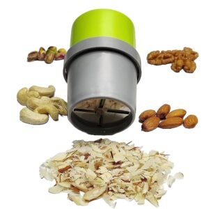 ONE Dry Fruit and Nut Cutter Slicer for Kitchen | Manual Chopper for Almond, Cashew, Walnut, Pista | Handheld Dry Fruit Slicing Tool for Home, Cooking & Gifting