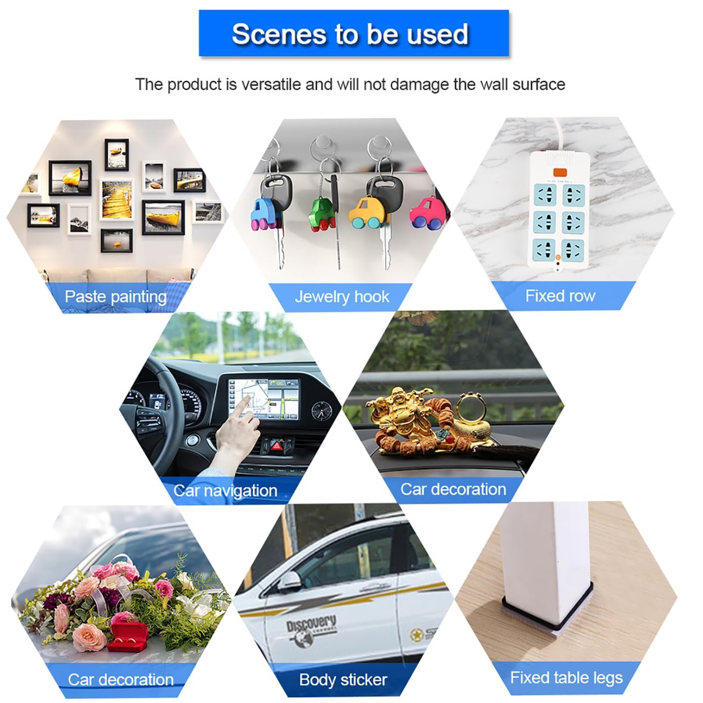 Grip Tape 3 Meter – Multipurpose Double Sided Nano Gel Strip | Heavy Duty Silicone Adhesive | Reusable, Washable, Removable | Heat Resistant, Anti-Slip Mounting Tape - Image 9