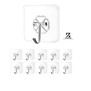 Mini Gap Cleaning Brush with Hard Bristles for Tiny Spaces | Handheld Groove Cleaner for Kitchen, Sink, Tiles, Window Tracks (Pack of 2) + 10 Flower Hooks