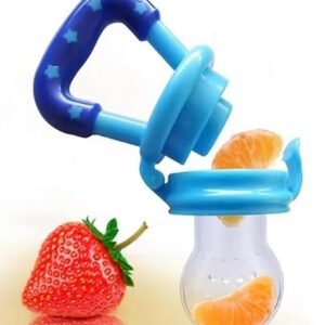 Soft Silicone Baby Feeder, Food & Fruit Feeder for 3 to 12 Months, 2 Piece BPA Free Anti Choking Fruit Pacifier, Teether for Infant ( Pack of 2)