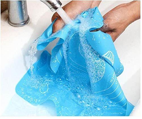 Non-Stick Stretchable Silicone Baking & Kneading Kitchen Mat with Measurements for Roti, Dough Atta, Chapati, Cake Pad Rolling Mat (50 * 40 cm) (Multicolor) - Image 11