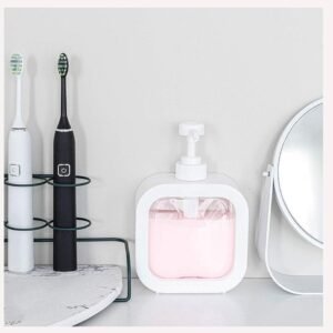 Transparent Plastic Hand Wash Dispenser with Pump for Shampoo, Dish, Liquid Soap Refillable Soap Bottle for Kitchen, Bathroom, Household use (300ml)