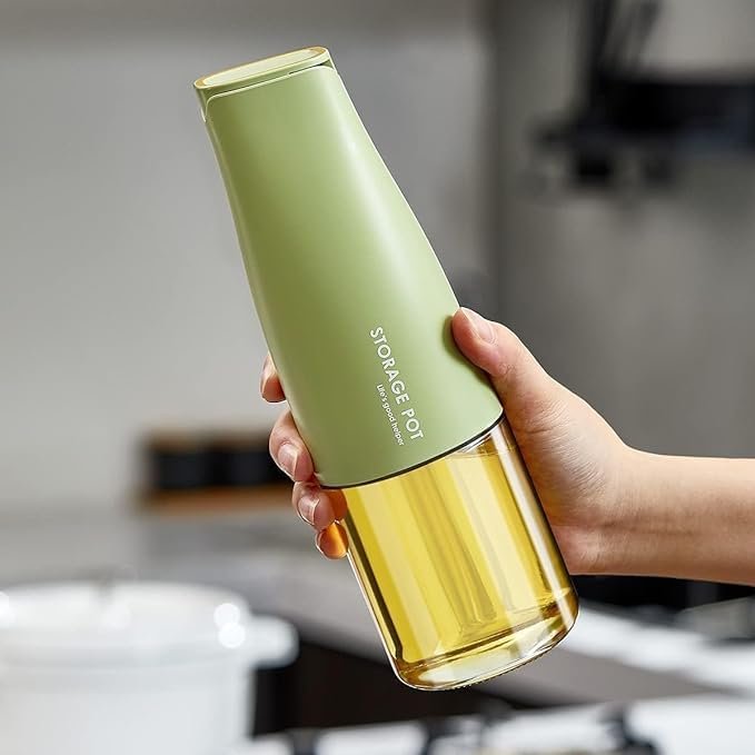 Automatic Gravity Opening Oil Dispenser bottle, Drip free with auto Shutter for Oil Pouring 500ml (Multicolor) - Image 2