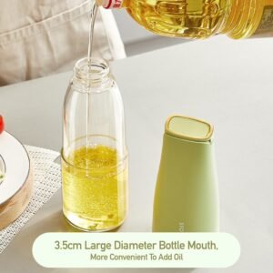 Automatic Gravity Opening Oil Dispenser bottle, Drip free with auto Shutter for Oil Pouring 500ml (Multicolor)