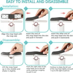 Mini Sponge Mop for Kitchen & Home Cleaning | Portable Self-Squeeze Magic Wiper | Strong Absorbent Mop for Wet & Dry Use on Bathroom, Glass, Walls, Car & Table