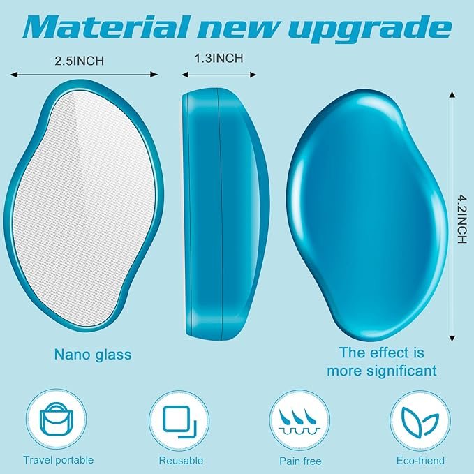 Crystal Hair Remover for Women and Men, Reusable Eraser Device Magic Hair Removal, Nano Glass Technology, easy to use (multicolor) - Image 5